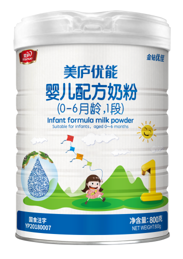 万和城优能婴幼儿配方奶粉800克1段