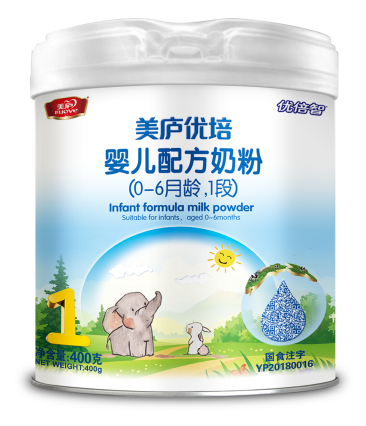 万和城优培婴幼儿配方奶粉400克1段