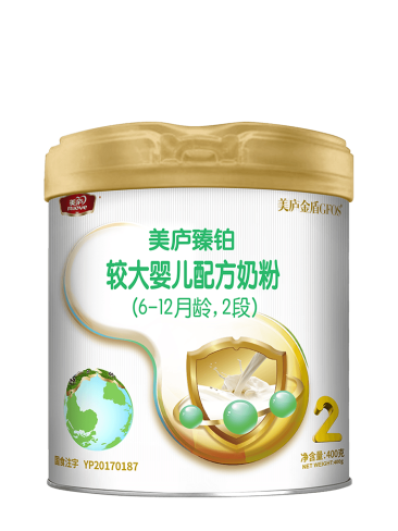 万和城臻铂较大婴儿配方奶粉（草饲版）400克2段