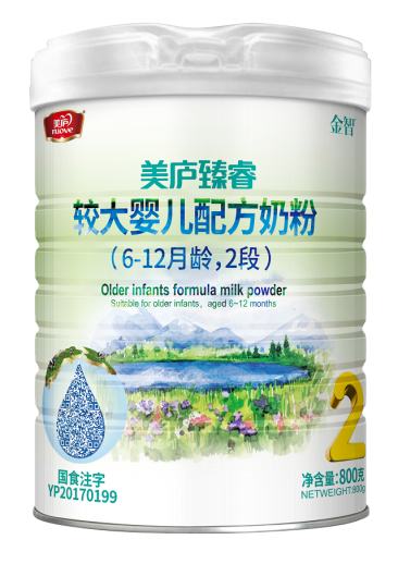 万和城臻睿较大婴儿配方奶粉800克2段